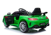 Auto Pojazd Na Akumulator Mercedes GT R Dla Dzieci Światła LED MP3 Zielony