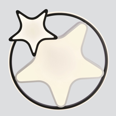 ASTRE lampa sufit. plafon brązowy+biały 36W LED 3000-6500K klosz biały z pilotem