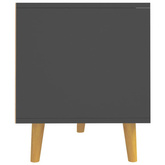 vidaXL Szafka pod TV, szara, 90x40x48,5 cm, materiał drewnopochodny