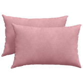 Poduszki na sofę 2 pcs Różowy 60 x 40 cm Tkanina sztruksowa