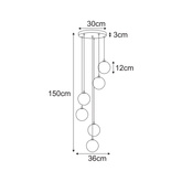 Lampa wisząca K-5701 z serii TESORO