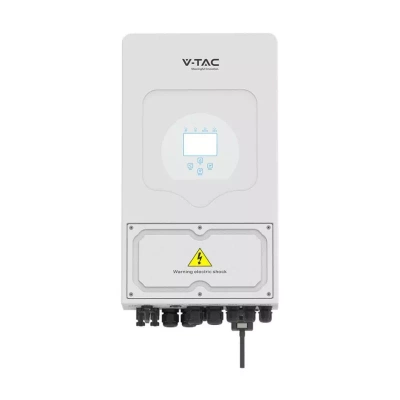 Falownik Inwerter V-TAC 5KW ON GRID/OFF GRID HYBRYDOWY Jednofazowy SUN-5K-SG03LP1-EU 5 Lat Gwarancji