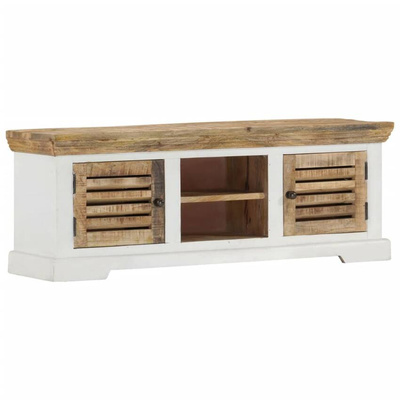 vidaXL Szafka pod TV, 110x30x40 cm, lite drewno mango