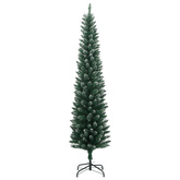 Sztuczna, smukła choinka, 150 lampek LED, 150 cm