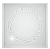 Lampa Sufitowa Candellux Lux 10-60648 Plafon 16W Led 6500K Biały Duży Ring