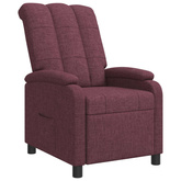 Fotel recliner Fioletowy tkanina