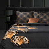 Makosatyna czarny 160x200