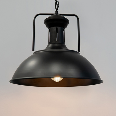 Lampa wisząca LOFT GRAVIS E27 czarna łańcuch, industrialna EDO777185 EDO Solutions