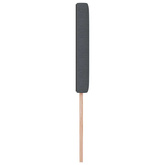 Zagłówek Ciemnoszary 100 cm Tkanina sztruksowa