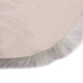 vidaXL Dywanik, 60x90 cm, sztuczna owcza skóra, szary melanż