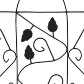 Podpórki do roślin pnących, 3 szt., czarne, 40x100 cm, żelazo