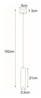 Lampa wisząca K-4435 z serii DOPIK KAJA