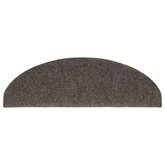 Maty na schody samoprzylepne 5 szt. 65x21x4 cm Antracytowe półokrągłe duże