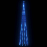 vidaXL Choinka stożkowa, 752 niebieskich lampek LED, 160x500 cm