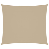 Prostokątny żagiel ogrodowy, tkanina Oxford, 2,5x3 m, beżowy