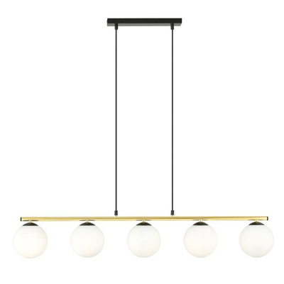 Lampa wisząca ALLORA 5 BL OPAL