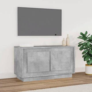 vidaXL Szafka pod TV, szarość betonu, 80x35x45 cm