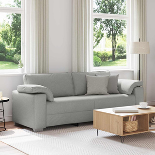 Sofa 3-osobowa Szary chmur 220 cm tkanina
