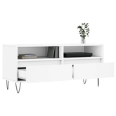 Szafka pod TV, biała, 100x34,5x44,5 cm, materiał drewnopochodny vidaXL