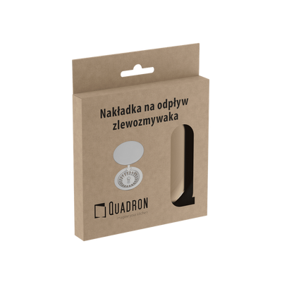Nakładka na odpływ 3 ½ " pure carbon / czarny mat