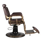 Gabbiano fotel barberski Boss brązowy 126467