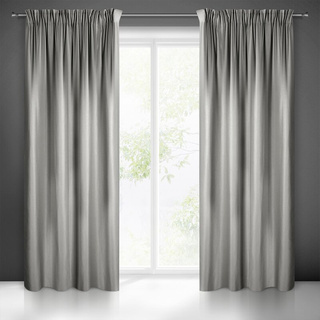 Zasłona Aggie stalowa 140x270