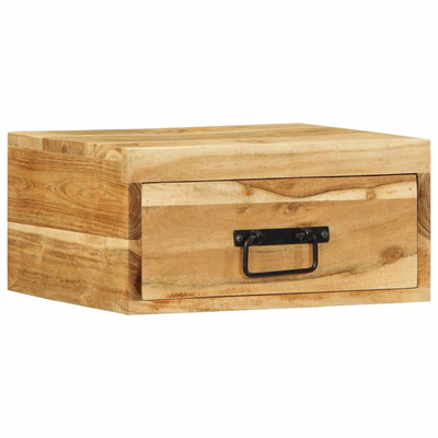 Ścienne szafki nocne, 2 szt., lite drewno akacjowe