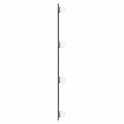 vidaXL Lustro ścienne z LED, 50x60 cm, szklane, prostokątne