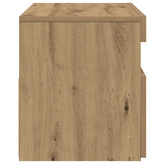 Szafka pod TV z oświetleniem LED, dąb artisan, 75x35x40 cm