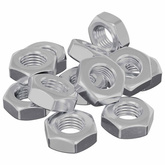 Nakrętka sześcienna 12 szt. srebrny m8 Metal