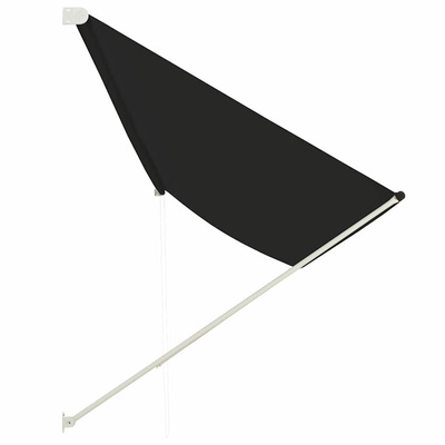 Markiza zwijana, 400 x 150 cm, antracytowa