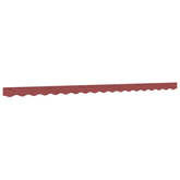 Lambrekin do markizy, burgundowe paski, 4,5 m