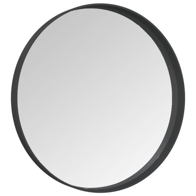 vidaXL Lustro ścienne, czarne, 40 cm