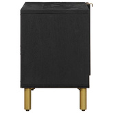 Szafka pod telewizor, czarna, 80x33x46 cm