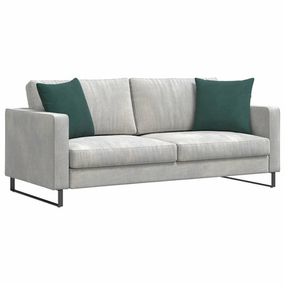 Poduszki na sofę 2 pcs Ciemna zieleń 45 x 45 cm