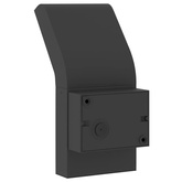 Zewnętrzny kinkiet LED, czarny, odlewane aluminium