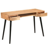 vidaXL Biurko z litego drewna akacjowego, 118 x 45 x 76 cm