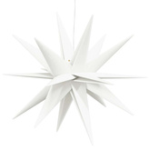 Ozdoby świetlne z LED, 3 szt., składane, białe, 57 cm