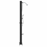 Prysznic słoneczny na świeżym powietrzu Czarny 217 cm