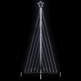 Choinka LED 570 LED Zimna biel 399 cm