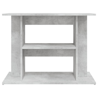 Stojak pod akwarium Betonowy Szary 80x35x60 cm Drewno konstrukcyjne