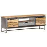 vidaXL Szafka pod TV, 120x30x40 cm, lite drewno mango