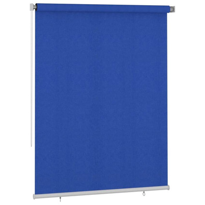 vidaXL Roleta zewnętrzna, 180x230 cm, niebieska, HDPE