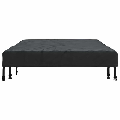 Pokrowiec na Stół 202 x 92 x 15 cm tkanina Prostokątny Czarny