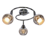 Lampa sufitowa spirala 3X10W E14 LED chrom FORT 98-62833