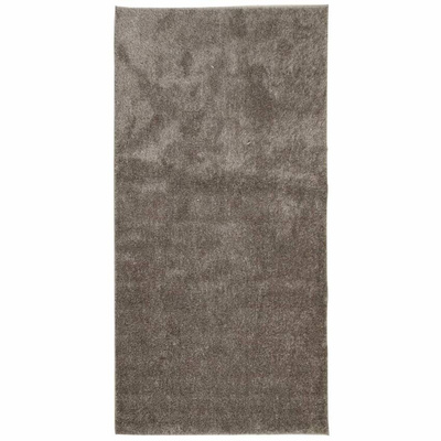 vidaXL Dywan ISTAN z długim runem, połyskujący, szary, 100x200 cm