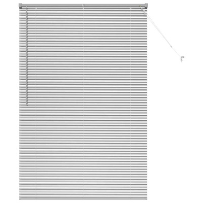 Żaluzje weneckie Srebrny 175 x 115 cm Aluminium