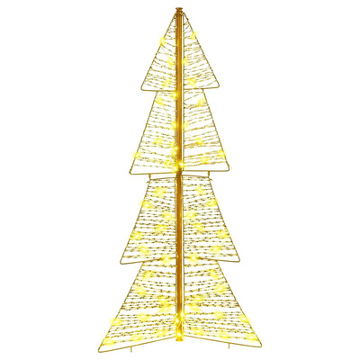 Choinka z 100 diodami LED Ciepła biel 120 cm PET