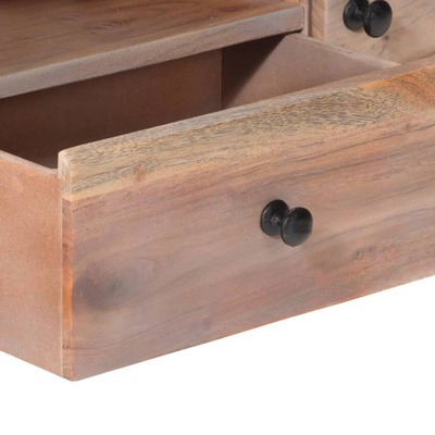 vidaXL Szafka pod TV, 118x30x40 cm, lite drewno akacjowe