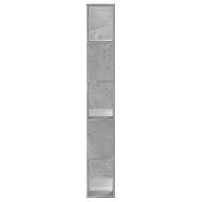 5-poziomowy regał, szarość betonu, 80,5x23,5x162,5 cm